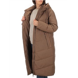 126 BROWN Пальто зимнее женское (200 гр. холлофайбер)