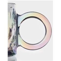 Кружка Доляна «Крис», 300 мл, 13.5×8.6 см, стекло, перламутр