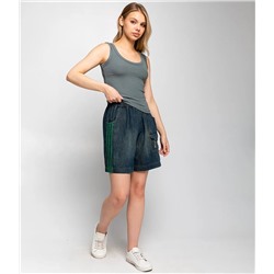 Майка #КТ22301, серо-зелёный