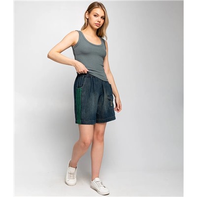 Майка #КТ22301, серо-зелёный