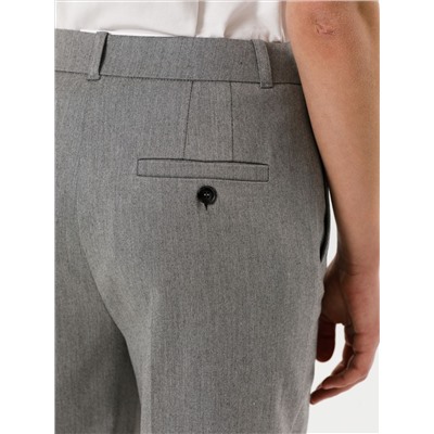 Брюки светло-серые укороченные