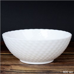 Салатник 600 мл 150 мм Фактурный  WVW60Q (WHITE) (уп 6 48)