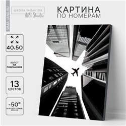 Картина по номерам «Взлёт», на холсте с подрамником, 40 × 50 см