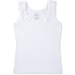 4396-01 Майка для девочек белая (BAYKAR)