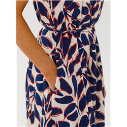 Платье макси с карманами