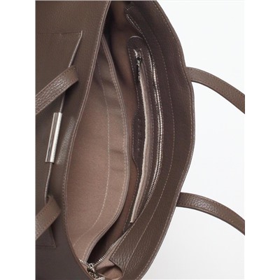 Женская кожаная сумка Richet 3195LN 612 Тауп