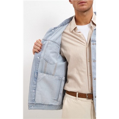 Куртка джинс F211-1272 l.blue