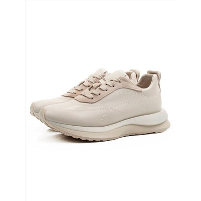 03-A180-2 LT. BEIGE Кроссовки женские (натуральная кожа)