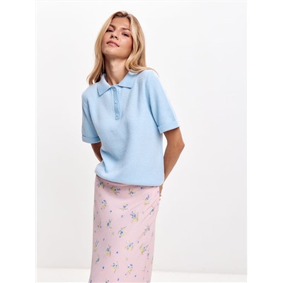 Поло SANTORINI, Голубой