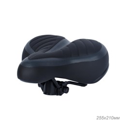 Седло велосипедное комфортное KRYPTON KRPT-153F, размер: 255x210 /уп 20/