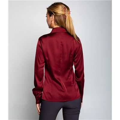Блуза #ОКТ025022, бордовый