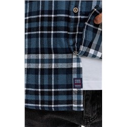 Рубашка F521-0460 blue-white