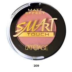 L’atuage Румяна компактные SMART TOUCH №209 золотисто-розовый