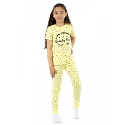 Комплект детский (футболка/брюки) Жёлтый