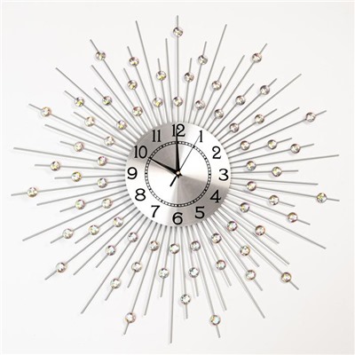Часы настенные, серия: Ажур, "Рудна", плавный ход, d-69 см, циферблат 22 см