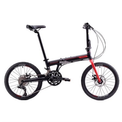 Велосипед складной городоской COMIRON BIG FUNNY FROG 20"x270mm 2*10sp цвет: чёрный красный