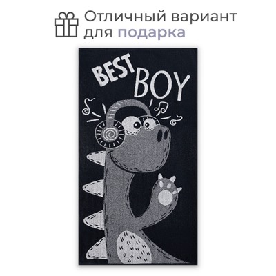 Полотенце махровое Этель Best boy, 70х130 см, 100% хлопок, 420гр/м2