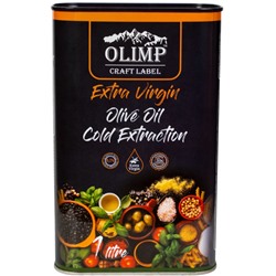 4 Масло оливковове нерафинированное Olimp Craft Label Extra Virgin 1л Греция