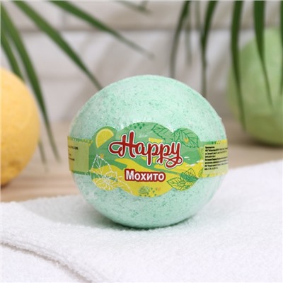 Бомбочка для ванн Happy «Мохито», 130 г 5113755