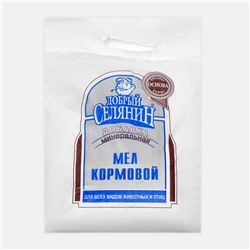 Мел кормовой "Добрый селянин" для животных и птиц, 2,5 кг