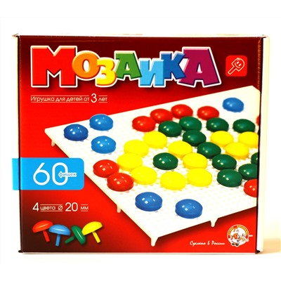 Мозаика d20/4цв/60 эл/1 поле