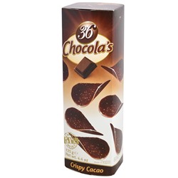 Хрустящий нежно-горький шоколад "36 Chocolas", 125г
