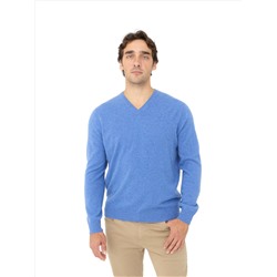Пуловер из кашемира мужской KM070419-E синий