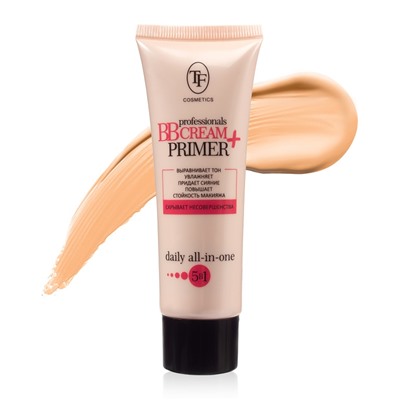 TF Крем-тон и Основа под макияж professional BB Cream+Primer тон 03 темный (Китай)