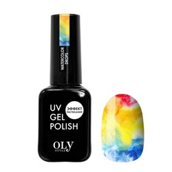 OLYSTYLE Гель-лаковое покрытие с эффектом растекания UV, Watercolor Drop