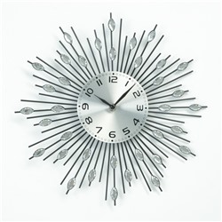 Часы настенные, серия: Ажур, "Лучики", d-33 см