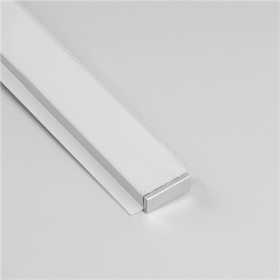 Врезной профиль Uniel для светодиодной ленты, 2 м, 22 × 7 мм, матовый рассеиватель