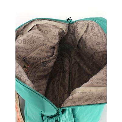 Рюкзак жен текстиль BoBo-1313 (дорожный),  1отд. 1внеш,  4внут/карм,  зеленый 260736