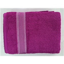 Комплект полотенец Косичка пурпурный г-к