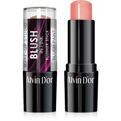 Alvin D`or BS-1 Румяна-стик blusher stick тон 03 перламутровый розовый  9гр