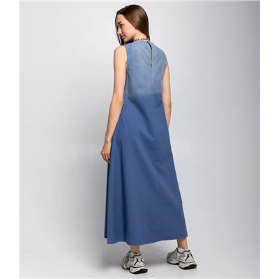 Платье #БШ2402, голубой,синий