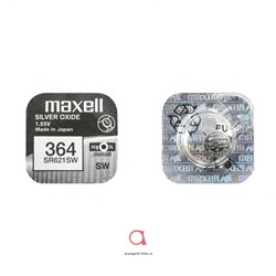 MAXELL SR-621SW (364) 1PC 0% Hg Оксид серебра