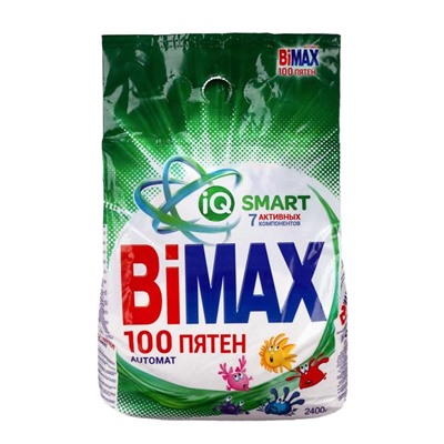 Стиральный порошок BiMax "100 пятен", автомат, 2.4 кг