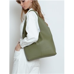 Женская кожаная сумка Richet 2903LN 753 Зеленый