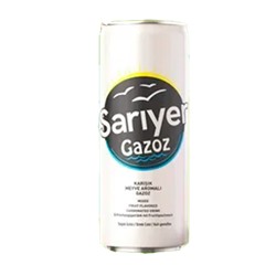 Газ. напиток Sariyer со вкусом фруктов (ж/б) 330мл