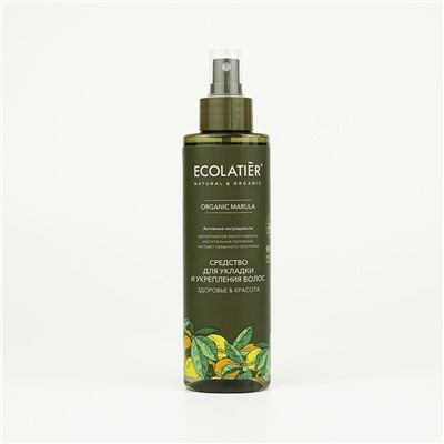 Ecolatier Organic Farm Green Marula Oil Средство для укладки и укрепления волос здоровье и красота 200 мл 174037