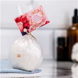 Шипучая бомбочка из гималайской соли "В этот чудесный день" с эфирным маслом персика, 140 г 4184833