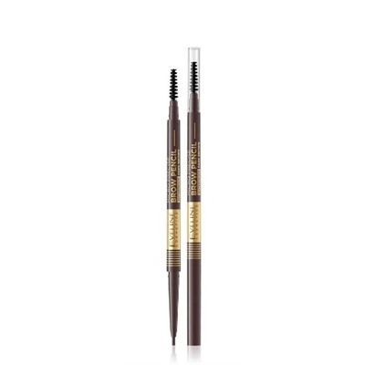 EVELINE Micro Precise Brow Pencil Водостойкий карандаш для бровей №03 Dark Brown