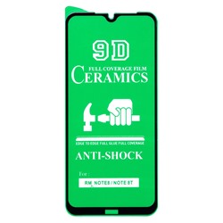 Защитное стекло Full Screen - 2,5D Ceramics для "Xiaomi Redmi Note 8/Redmi Note 8 2021" (тех. уп) (black)