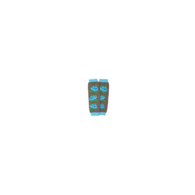 Шерстяные гетры с голубыми цветами - 900.88