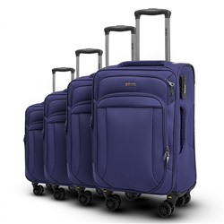 Комплект из 4-х чемоданов MIRONPAN 50126 Темно-синий