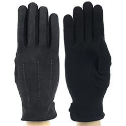 Трикотажные замшевые перчатки