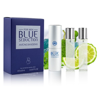 Antonio Banderas Blue Seduction, EDP 3x20мл