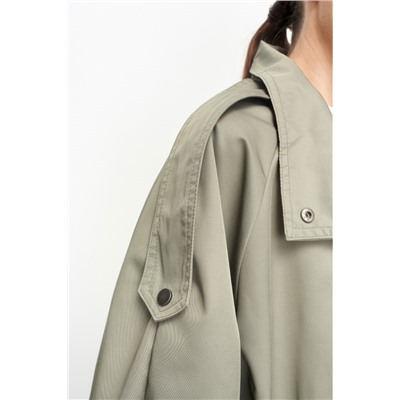 Куртка-реглан на кулиске Olive