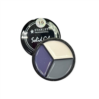 Твёрдый гель лак Starlet Solid Gel 3 color Starlet Professional 5мл №19