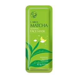 LAIKOU MATCHA SLEEPING FACE MASK Ночная маска для лица с чаем матча, 3г